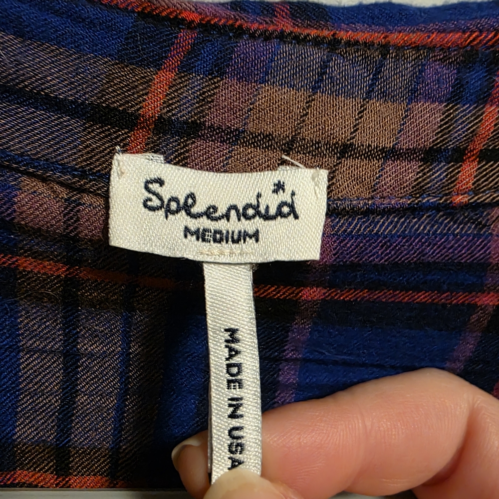 Womens Button Down Flannel Pattern - Picture 2 of 3